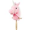 iBonny 36-inch Rosa chiodo Fisso con Buone impugnature e Ruote Unicorno Peluche