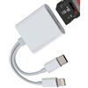 HOYULLI Adattatore Lettore Schede SD USB C Lightning(2 in 1)per Apple IPhone 15 14 Cavo Per iPad Micro SD Card Reader Digitale Macchina Fotografica TF Memoria Memory Esterna Chiavetta Compatibile Per Samsung
