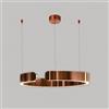 KlkrzJwy 15.7'' LED Moderne Luci Pendenti Cerchio Lampada a Sospensione da Soffitto 3 Colori Dimmerabile Lampadario Altezza Regolabile Lampada a Sospensione di Lusso Oro per Camera da Letto