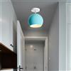 Chao Zan Piccola lampada da soffitto moderna, attacco E27, lampada da soffitto per soggiorno, tavolo da pranzo, camera da letto, corridoio, balcone, ingresso, illuminazione a soffitto (blu)