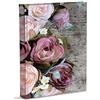 Mareli Album fotografico 23X30cm con 30 fogli (60 pagine) bianche con velina e copertina in Copertina con rifinitura laminata opaca, Rose