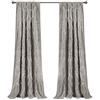 Lush Decor Avon Sydney - Tenda da finestra, 137,2 x 241,3 cm, colore: grigio chiaro