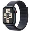 Apple Watch SE (2ª gen.) GPS + Cellular 44 mm Smartwatch con cassa in alluminio Mezzanotte e cinturino Sport Loop Inchiostro. Tracker per fitness e sonno, Rilevamento incidenti, Carbon Neutral