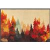 Wash+Dry Golden Season - Zerbino interno ed esterno, lavabile, colorato, 50 x 75 cm