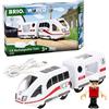 BRIO World - 36088 Trains of the World ICE Accurate Travel Train - Locomotiva giocattolo a batteria per bambini dai 3 anni in su