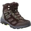 Jack Wolfskin Vojo 3 Texapore Mid, Scarpe da Esterno Uomo, Lime Marrone Scuro, 49 EU