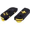 eXtremeRate D-pad Tasti Kit Pulsante ABXY SR SL L R ZR ZL Croci Direzionali Trigger Ricambio per Nintendo Switch Joycon/OLED Joycon(Dpad SOLO per eXtremeRate Joycon Dpad Scocca)-Oro Cromo