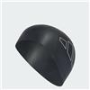 adidas Unisex - Adulto Logo Swim Swim Cap, Black/White, One size