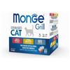 Monge grill megapack 12x85 g mix sterilized galletto, coniglio e trota