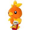 Pokémon Pokemon Selezione Figure di Peluche | 20 cm Giocattoli Peluche | Figure Animale, Felpa:Torchic