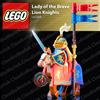 LEGO ⭐ LEGO Lady of the Brave Lion Knights Minifigure cas568 Castle 10305