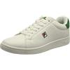 Fila Crosscourt 2 F Low, Scarpe da Ginnastica Basse Uomo, Bianco Verde White Verdant Green, 41 EU