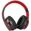 ADJ - Cuffie Bluetooth con Microfono Deep Plus Rosso, Nero