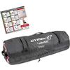 GYMBOX Sandbag Professionale per Allenamento Funzionale Flessibile da 25 kg/50 kg Peso Sabbia Borsa Kit, Black - Black, 25 kg - Non compilato