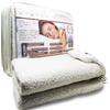 BAKAJI Coperta Elettrica Termica con Telecomando Tre Livelli di Calore Letto Singolo