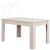Shally Dogan Tavolo da Pranzo Allungabile Estensibile 90 x 140 fino a 190 cm Salvaspazio Olmo