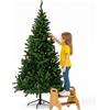 BAKAJI Albero di Natale Verde Monte Saturno 240 cm e 1401 Rami Decorazione Natalizia