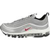 NIKE Air Max 97, Sneaker Donna, Metallic Silver/Varsity Red-White-Black, 37.5 EU