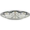 HOME DECO FACTORY, KA5581, Piatto Mandala Verde D19 cm - Design Artistico, Colori Vivaci, Ideale per Tutte Le Occasioni, Materiali durevoli, Perfetto per abbellire la Tua tavola - Verde D19 cm