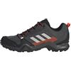 adidas Terrex Ax3 Hiking, Sneakers Uomo, Dgh Solid Grey Grey One Solar Red, 46 EU