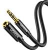 UGREEN Cavo Prolunga Audio Jack 3,5mm Prolunga Cuffie Maschio a Femmina Cavo Estensione Aux in Nylon Placcato di Oro Compatible with Smartphone iPhone Galaxy Huawei Tablet MP3 Player Casse (2M)