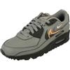 NIKE Air Max 90, Sneaker Uomo, Smoke Grey/Black-Bright Mandarin, 36 EU