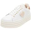 Love Moschino, Sneaker Donna, Bianco, 36 EU