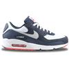 NIKE Air Max 90, Sneaker Uomo, Obsidian/Pure Platinum-White-Track, 42 EU