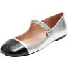 Love Moschino, Ballerina Donna, Argento, 38 EU