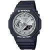 Casio Orologio Quarzo Unisex, misura cassa 48.50mm con quadrante Argento Analogico e Digitale e cinturino Nero in Plastic/Resin Strap GA-2100SB-1AER