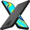 iVoler Cover in Silicone per Xiaomi Redmi Note 9S / Xiaomi Redmi Note 9 PRO con Protezione della Fotocamera, Ultra Sottile Custodia in TPU Morbida Anti-Graffio Antiurto Protettiva Case, Nero