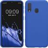 kwmobile Custodia Compatibile con Samsung Galaxy A40 Cover - Back Case per Smartphone in Silicone TPU - Protezione Gommata - blu baltico