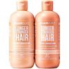 HAIR BURST Shampoo & Balsamo per Capelli Secchi, Danneggiati — Idratazione, Meno Rottura, Protegge Colore - Vitamina B5, Olio di Mandorle, Estratto di Fico - Senza Silicone