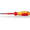 KNIPEX Giraviti (Slim) PlusMinus Pozidriv impugnatura isolante, in materiale bicomponente, collaudato VDE 212 mm, 98 25 02 SLS