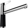 SCHOCK Rubinetto da cucina SC-510 Puro - Rubinetto a bassa pressione CRISTADUR con doccetta estraibile e connettori standard