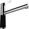 SCHOCK Rubinetto da cucina SC-510 Night - Rubinetto ad alta pressione CRISTADUR con beccuccio fisso e attacchi standard