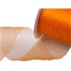 Deko AS GmbH Crash Organza Orange - Larghezza 80 mm - Rotolo 20 Meter - 68080 20 della R 80