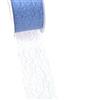 Deko AS GmbH Deko und Band Spiderweb Nastro Decorativo - 5 cm Azzurro Chiaro - Rotolo 25 m - 67 015 R 50