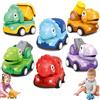 xlwen 6 Pezzi Macchina Tira Indietro, giocattolo per bambini a partire, Dinosauro Pull Back Cars Adatto come giocattolo educativo per bambini di 1, 2, 3 e 4 anni.