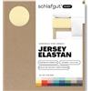 schlafgut Easy Jersey Elastane lenzuolo con angoli da 90x190 a 100x220, in morbidissimo cotone con il 5% di elastan, gomma FlexFit originale, certificato ÖKO TEX, Yellow Mid
