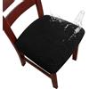 uyeoco Coprisedie per Sedia 2/4/6 Pezzi Coprisedia Ecopelle Elasticizzato Coprisedia Coprisedia Senza Schienale Coprisedili Sala da Pranzo Coprisedili per sedie (Color : #27, Size : 6 PCS)