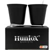 Huniox® 2 X 250 Ml | Tazzine Caffe Nere - Tazze Cappuccino - Tazza Da The - Tazze Da Caffe - Bicchieri Termici | Include 2 Cucchiaini Di Design (Onyx, 250 Ml)