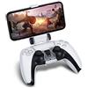 TNP Products TNP PS5 Controller Phone Mount - Universal Phone Controller Mount for Playstation DualSense Controller - Adjustable Viewing Angle Mobile Gaming Clip for PS Remote Play