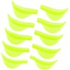 Libeauty Bigodini Laminazione Ciglia, 10 Pezzi Bigodino per Ciglia Perm Pad, Bigodino per Ciglia in Silicone, 5 Dimensioni, Riutilizzabili, Morbide Aste per Sollevamento Ciglia (Arancione)
