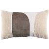 HOME DECO FACTORY, TX0046, Cuscino Beige e Crema 30x50 cm - Design Elegante e Moderno, Comfort ottimale, di Facile Manutenzione, Versatile - 30x50 cm, Beige e Crema