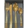 BAVARIA OTTINGHER SET POSATE 24 PEZZI IN ACCIAIO INOX COLORE ORO MARTELLATO BAVARIA RISTORANTE CASA CUCINA FORCHETTE COLTELLI CUCCHIAIO CUCCHIAINO