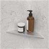 Womamny Mensole Bagno Angolare, Mensola Doccia Senza Foratura, 35x24.5 cm Mensola Doccia Angolare, Mensola Angolare da Muro in Acciaio Inox Spazzolato, per Bagno Cucina Cameretta Angolare