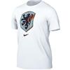 Nike Men's Top Knvb M Nk Crest Tee, White, FV8584-100, 2XL