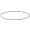 Silverly Braccialetto con Perline Elastiche in Argento Sterling 925 | Braccialetti dell'Amicizia con Perline a Forma di Palline Lucide per Donna | Braccialetti Elastici Stacker per Ragazze Adolescenti