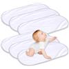 Aicharynic 6 fasciatoio, morbido fasciatoio per bambini, in viscosa di bambù, 30 x 60 cm, portatile, lavabile, riutilizzabile, per casa e esterni (bianco)